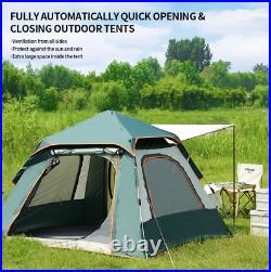 Auto-Expanding 4-Person Tent Instant Setup Waterproof & UV Resistant