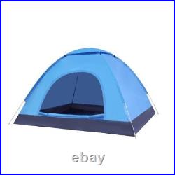Automatic Camping Tent, 3-4 Person Family Tent False 2layer Backpacking Tent