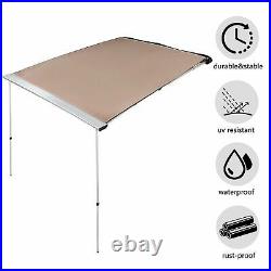 Awning Retractable SUV Rooftop Side Tent Shelter Waterproof UV Camping 7.68.2ft
