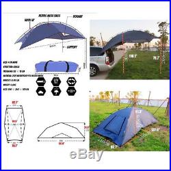 Awning Roof Shelter Car Tent Canopy Shade Trailer Camper RV Camping Accessories