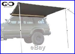 Awning for Roof Top Tent w / LED, Geo Adventure Gear GA-200-250L 79 x 98.5