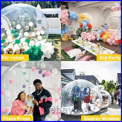 Backyard Inflatable Bubble Tent Camping Transparent Dome House Tent Free balloon