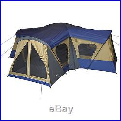 Base Camp 14 PERSON 4 ROOM Cabin Tent Outdoor Camping Large Family Shelter Tents
