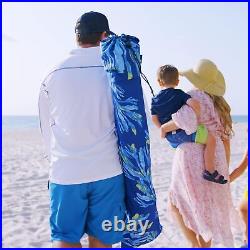 Beach Cabana Canopy Easy Set Up Take Down Cool Cabana Tent With Sand Pockets New