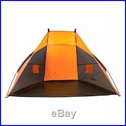 Beach Tent Rain & Sun Uv Protection Shade Festival Shelter Camping Fishing W Bag