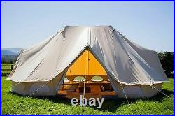 Bell Tent 6M Emperor Twin Ultimate Safari Tent Waterproof Hunting Camp Wall Tent