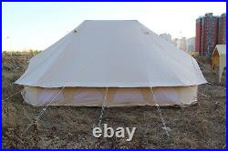 Bell Tent 6x4M Emperor Tent Twin Ultimate Safari Waterproof Hunting Wall Tent US
