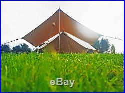 Bell Tent Canvas Canopy Awning Cover For Garden, Sun Shelter, Tents, Waterproof