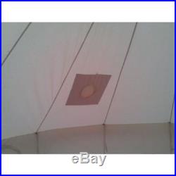 Bell tent 5 Meter 5M, 400-Ultimate ZIG Zipped in Groundsheet 10 person USED TENT