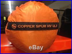 Big Agnes Copper Spur HV UL 2 (Orange/Gray) NEW WITH TAGS