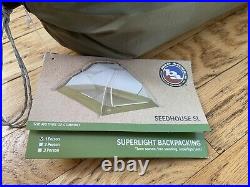 Big Agnes Seedhouse SL1 Shelter Ultralight One Person Tent Backpacking UL NEW