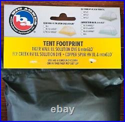 Big Agnes Tiger Wall UL3 Solution Dye 3 Person Tent (Yellow) with Footprint