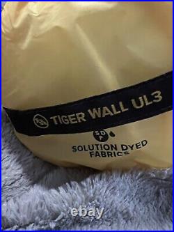 Big Agnes Tiger Wall UL3 Ultralight Backpacking Tent NWT BRAND NEW Yellow