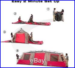 Big Tents For Camping 15 Person 3 Room Instant Cabin Tent Outdoor Family Shelter