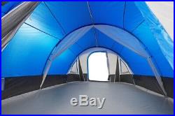 Blue Camping Tent Outdoor Picnic Travel Family Cabin House 10 Person 2 Room