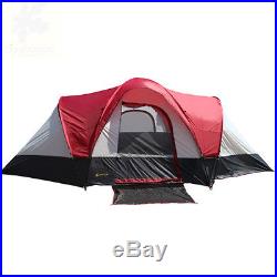 Brand New 6 person 3 rooms Family Camping Tent Windproof and Waterproof