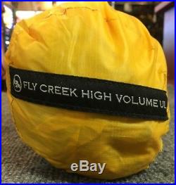Brand New Big Agnes Fly Creek High Volume HV UL1 Tent ASH/GOLD