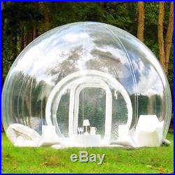 Bubble Tent Inflatable Transparent Clear Dome Outdoor Lawn Camping Blower Kit F5