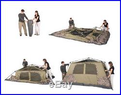 CAMO TENT 8 Person Instant Quick Set Up 60 Seconds Family 13 x 9' Camping Hiking
