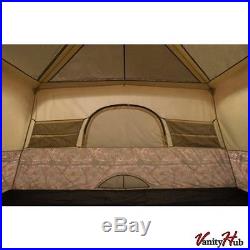 CAMO TENT 8 Person Instant Quick Set Up 60 Seconds Family 13 x 9' Camping Hiking