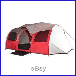 CAMPING TENT 10 PERSON 3 ROOM RED OR BLUE BY BARTON OUTDOORS