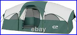 CAMPROS Tent-8-Person-Camping-Tents, Waterproof Windproof Family Tent Dark Green