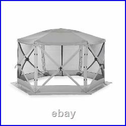 CLAM Quick-Set Escape Portable Camping Outdoor Gazebo Canopy & 6 Wind Panels