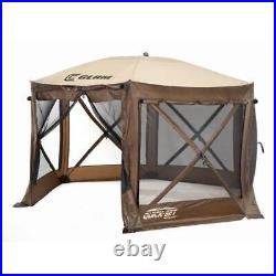 CLAM Quickset Pavilion 12.5' Portable Outdoor Gazebo Canopy Tent with Floor Tarp