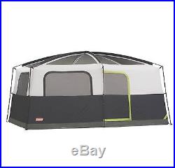 COLEMAN Prarie Breeze 9 Person WeatherTec Camping Tent with Fan 14 x 10 Open Box
