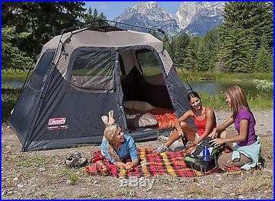 COLEMAN Waterproof 6 Person Family Camping Instant Tent w/ WeatherTec 10' x 9