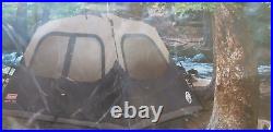 COLMAN CAMPING TENT 6 Person Cabin Tent With Instant Setup Black/Brown