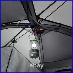 CORE Equipment 12 Person 18 Feet x 10 Feet Double Door Instant Cabin Tent, Wine