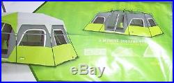 CORE Equipment 12 Person Instant Cabin Tent Green/Gray 18'x10' NEW