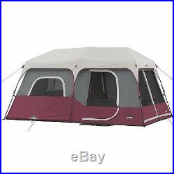 CORE Instant Cabin 14 x 9 Foot 9 Person Cabin Tent with 60 Sec Assembly, Burgundy