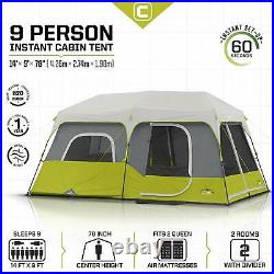 CORE Instant Cabin 14 x 9 Foot 9 Person Cabin Tent with 60 Second Assembly(Used)