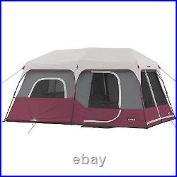 CORE Outdoor Family Camping 9-Person Pop Up Cabin Tent (Open Box)