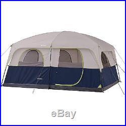 Cabin Tent Camping 10 Person 2 Room Outdoor Family Large Hiking Travel Shelter