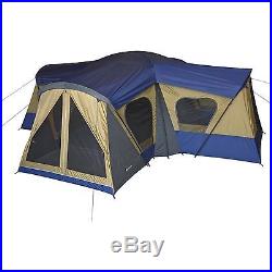 Cabin Tent Camping Outdoor Family Trail Tents Shelter Hiking Base Camp 14-Person