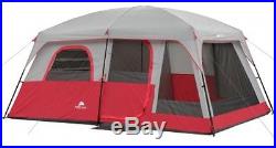 Cabin Tent Camping Rainfly Ozark Trail 10 Person 2 Room Outdoor Forest Mountain