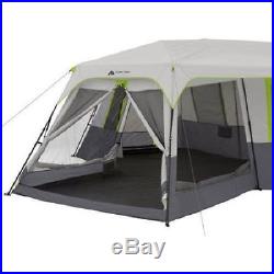 Cabin Tent For Camping 3 Room Divider Screen 12 Person Instant Big Family Travel