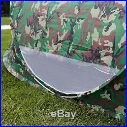 Camouflage 2-3 Person Camping Hiking Travel Beach Shelter Pop Up Instant Tent