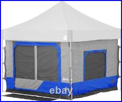 Camping Cube 6.4, Converts 10' Straight Leg Canopy into Camping Tent, Royal Blue