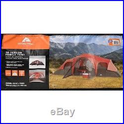 Camping Family Tent 10 Person Trail Cabin Large 3 Rooms Shelter Hiking Outdoor