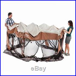 Camping Hex Instant Screened Canopy Tent Shelter withCarry Bag 12' x 10
