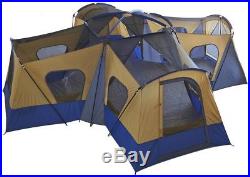 Camping Instant Tent 14 Person 20 x 20 Base Camp Family Cabin Canopy Large Blue