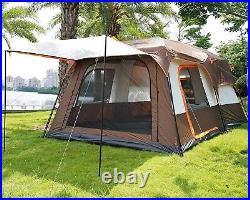 Camping Outdoor tent Water Proof 2 Room 1 Living Room 6-12 People