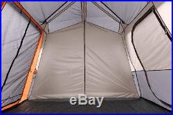 Camping Outdoors 3-Room Instant Tent Hiking Family 12 Person Gray Ozark Trail