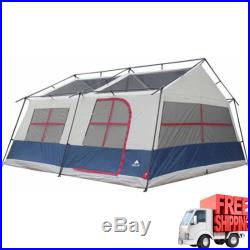 Camping Ozark 14 Person 3 Room Cabin Tent Waterproof Fishing Large Family