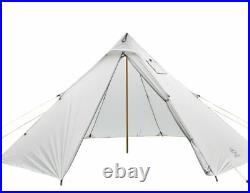 Camping Survival Hunting Winter Tent Teepee Pyramid With Stove Vent 4 Man Person