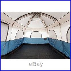 Camping Tent 10 Person 2 Room Waterproof Rainfly Hunting Fishing Family Cabin